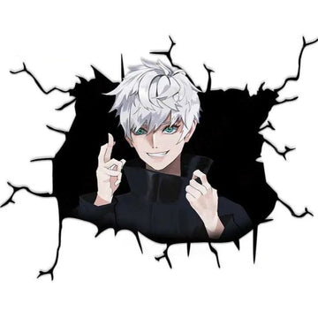 Jujutsu Kaisen 'Satoru Gojo | Smiling' Car Window Vinyl Sticker