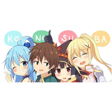 KonoSuba 'Aqua | Kazuma Satou | Megumin | Darkness' Vinyl Car Peeker Sticker