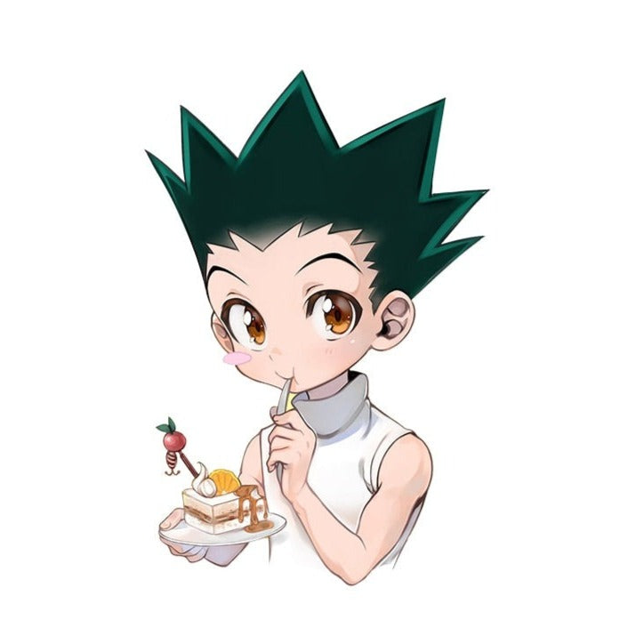 Hunter × Hunter 'Gon Freecss | Eating Dessert' Vinyl Car Sticker