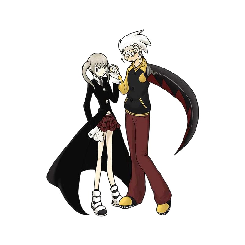 Soul Eater 'Maka Albarn and Soul Evans' Vinyl Car Sticker