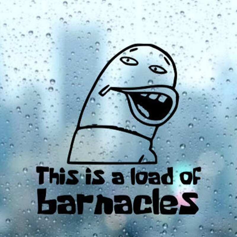 SpongeBob 'Frank the Fish | This Is A Load of Barnacles' Vinyl Car Sticker