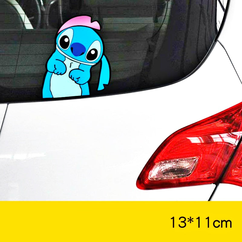 Lilo & Stitch 'Stitch | Curious' Vinyl Car Peeker Sticker