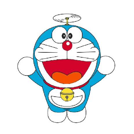 Doraemon 'Flying | Left' Vinyl Car Sticker