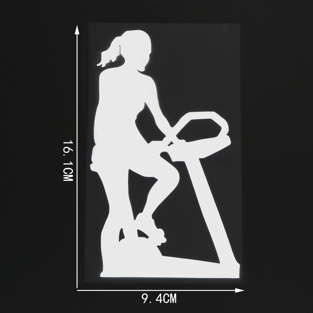 Sport 'Indoor Cycling' Vinyl Car Sticker