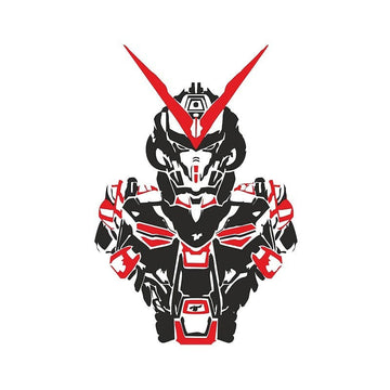 Mobile Suit 'Gundam Astray Red Frame | Black Red' Vinyl Car Sticker