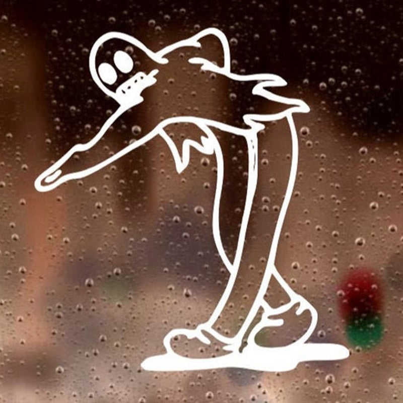 Betty Boop 'Koko the Clown | Dancing Ghost' Vinyl Car Sticker