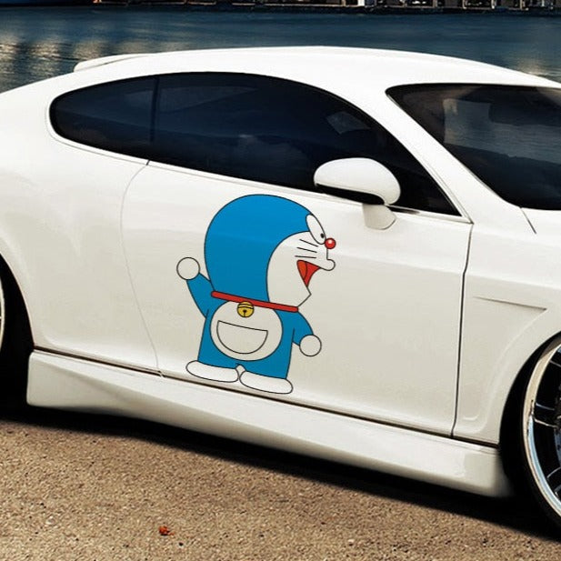 Doraemon 'Raised Hand | Right' Vinyl Car Sticker