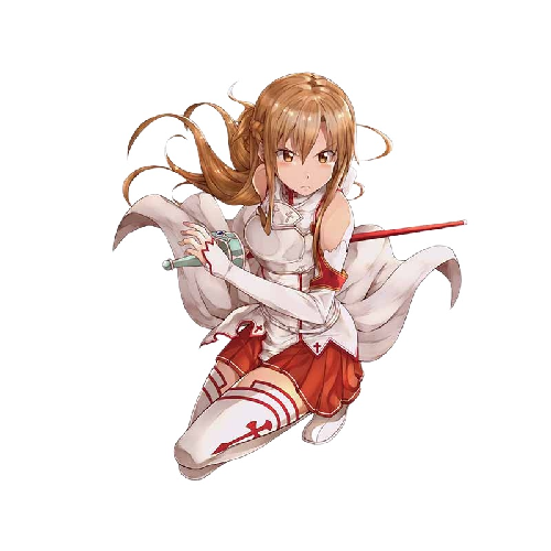 Sword Art Online 'Asuna | Knights Blood Oath Outfit' Vinyl Car Sticker