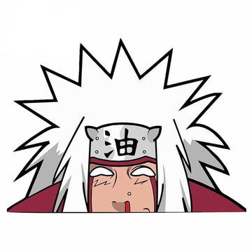 Naruto 'Jiraiya | Nosebleed' Vinyl Car Peeker Sticker
