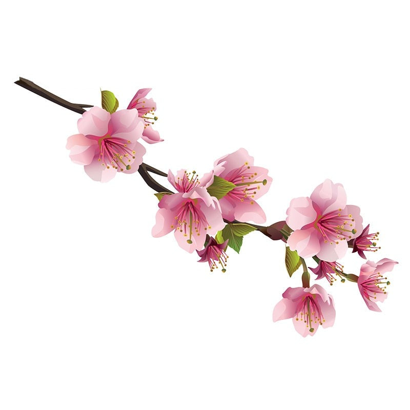 Flower 'Cherry Blossom' Vinyl Car Sticker