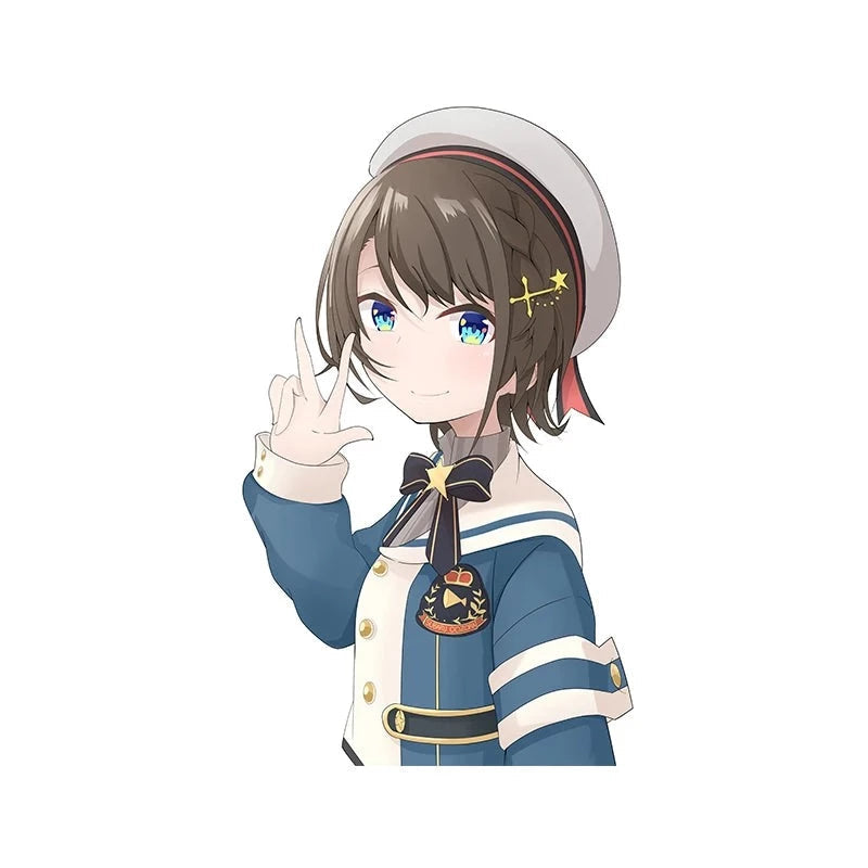 Virtual YouTuber 'Oozora Subaru | Posing' Vinyl Car Sticker