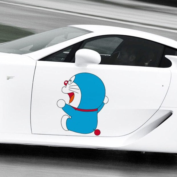 Doraemon 'Laughing | Left' Vinyl Car Sticker