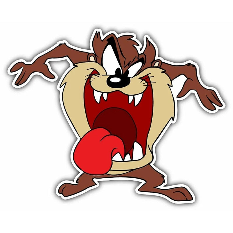 Looney Tunes 'Tasmanian Devil' Vinyl Car Sticker