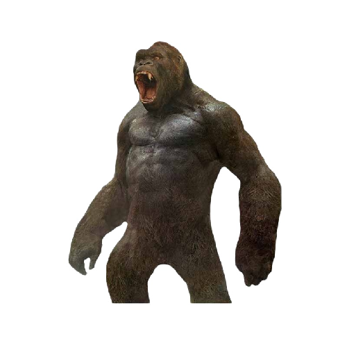 King Kong 'Yawning' Vinyl Car Sticker