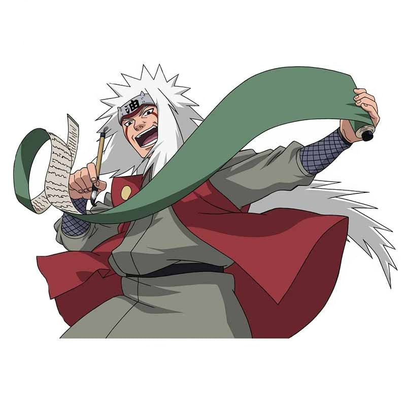 Naruto 'Jiraiya | Writing In Paper Scroll' Vinyl Car Sticker