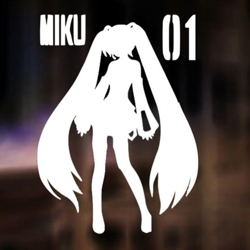Music 'Hatsune Miku 01 | Shadow' Vinyl Car Sticker