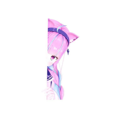 Virtual YouTuber 'Minato Aqua | Shy' Vinyl Car Peeker Sticker