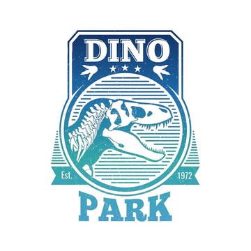 Dinosaur 'Dino Park | Skull' Vinyl Car Sticker