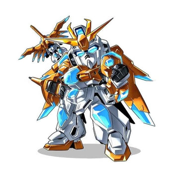 Mobile Suit 'RX-93ff Nu Gundam' Vinyl Car Sticker