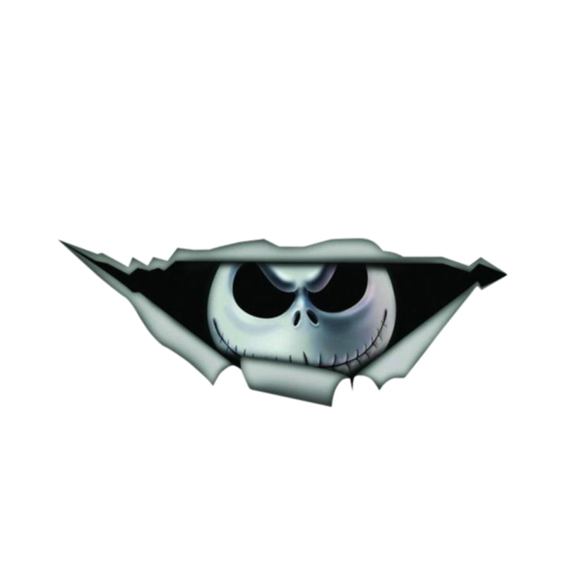 The Nightmare Before Christmas 'Jack Skellington | Annoyed' Car Window Vinyl Sticker