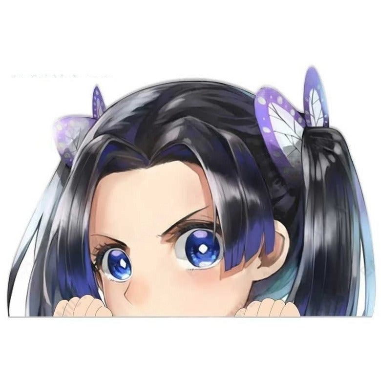 Demon Slayer 'Aoi Kanzaki | Eyes' Vinyl Car Peeker Sticker