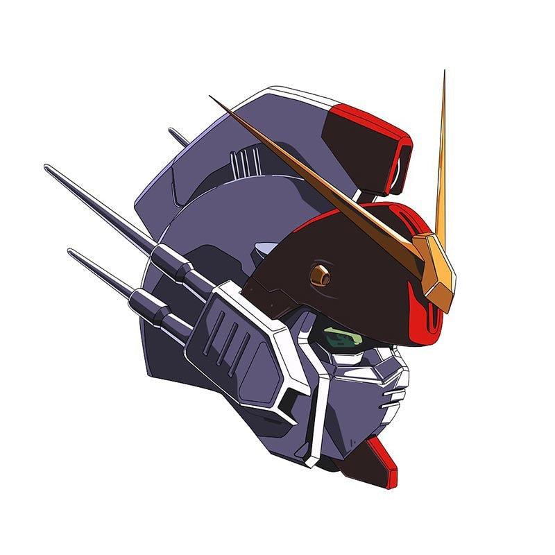 Mobile Suit 'Gundam Heavyarms | Side View Head' Vinyl Car Sticker