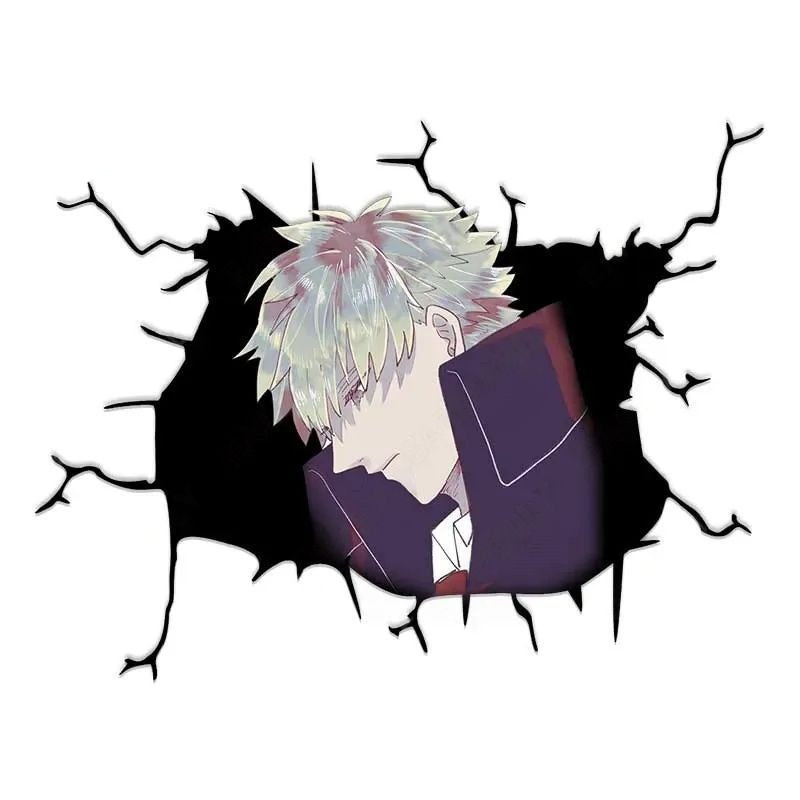 Jujutsu Kaisen 'Satoru Gojo |High Collared' Car Window Vinyl Sticker