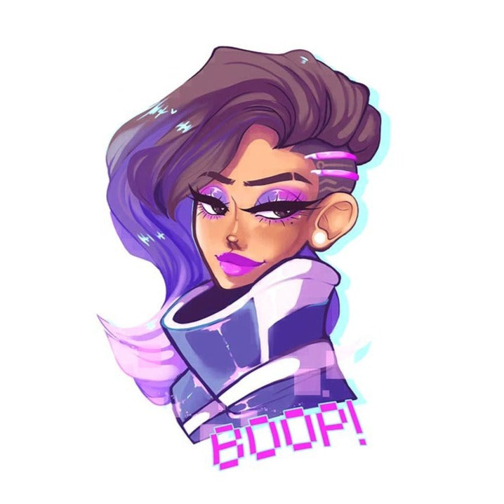 Overwatch 'Sombra | Boop!' Vinyl Car Sticker