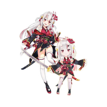 Virtual YouTuber 'Nakiri Ayame | Sexy and Young' Vinyl Car Sticker