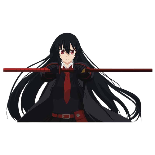 Akame ga Kill! 'Akame | Holding Murasame Sword' Vinyl Car Sticker