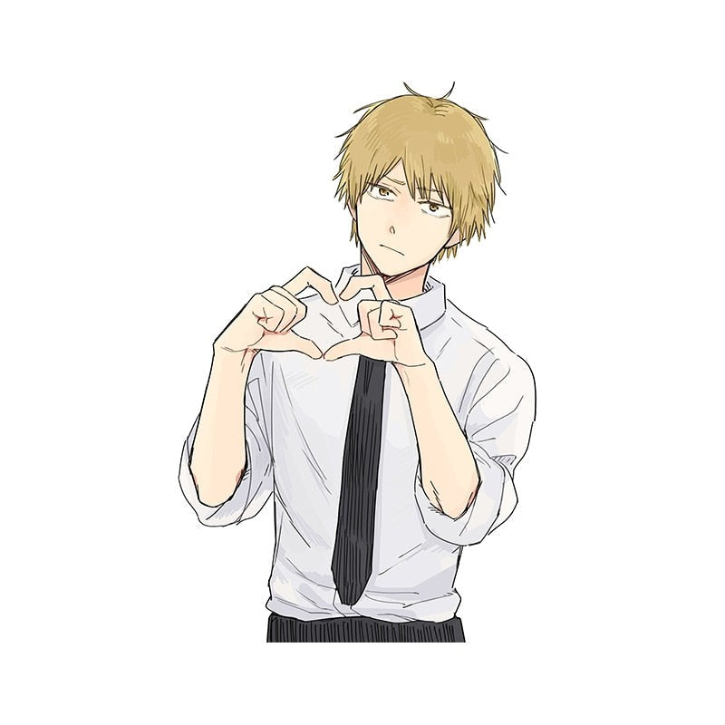 Chainsaw Man 'Denji | Heart Sign' Vinyl Car Sticker