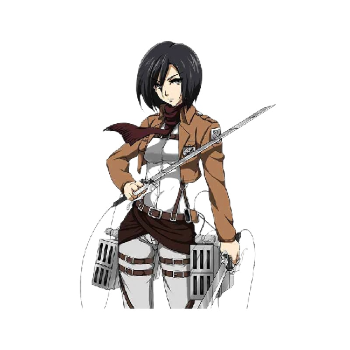 Attack on Titan 'Mikasa Ackerman | Serious' Vinyl Car Sticker