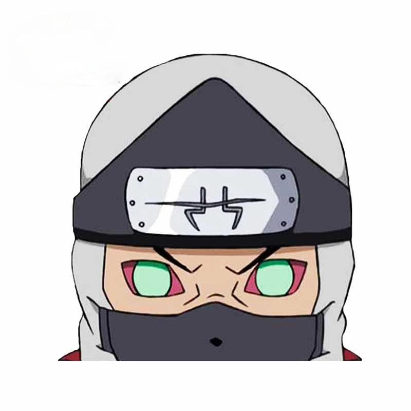 Naruto 'Kakuzu | Angry 1.0’ Vinyl Car Peeker Sticker