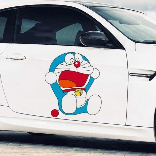 Doraemon 'Yelling | Left' Vinyl Car Sticker
