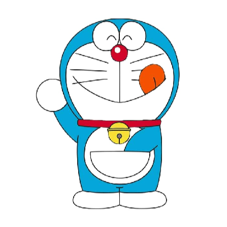 Doraemon 'Yummy | Left' Vinyl Car Sticker