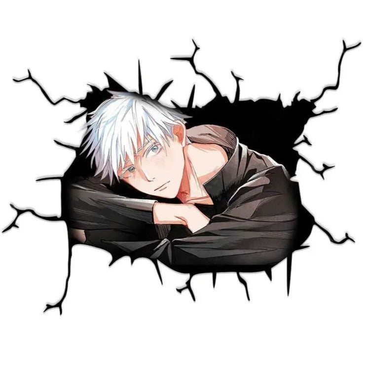 Jujutsu Kaisen 'Satoru Gojo | Staring' Car Window Vinyl Sticker