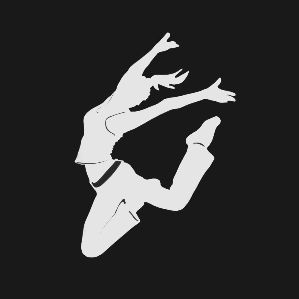 Cool 'Street Dance | Jumping' Vinyl Car Sticker