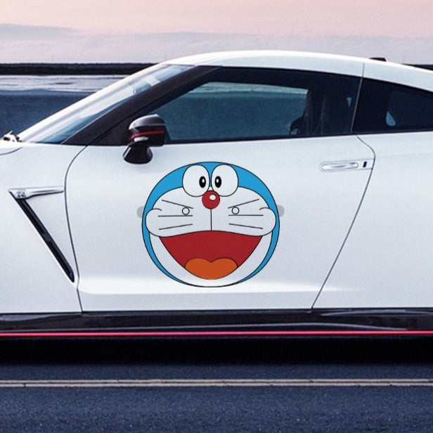 Doraemon 'Head | Left' Vinyl Car Sticker