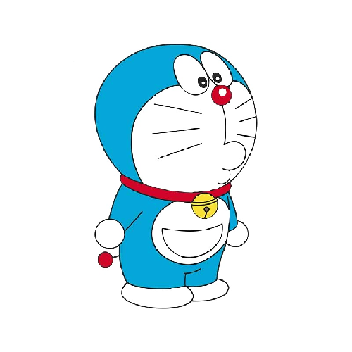 Doraemon 'Surprised | Right' Vinyl Car Sticker
