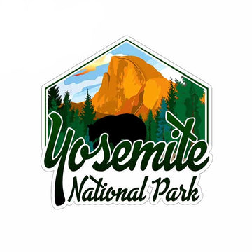 Travel 'Yosemite National Park' Vinyl Car Sticker