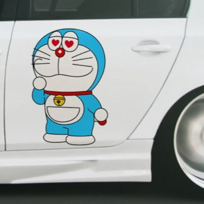 Doraemon 'In Love | Left' Vinyl Car Sticker