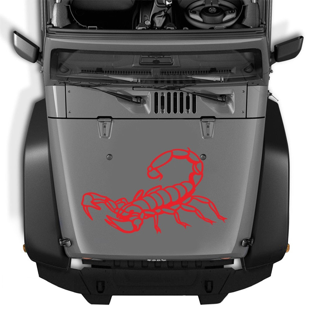 Comic Scorpions Vinyl Car Sticker