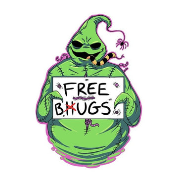 The Nightmare Before Christmas 'Oogie Boogie | Free Bugs' Vinyl Car Sticker