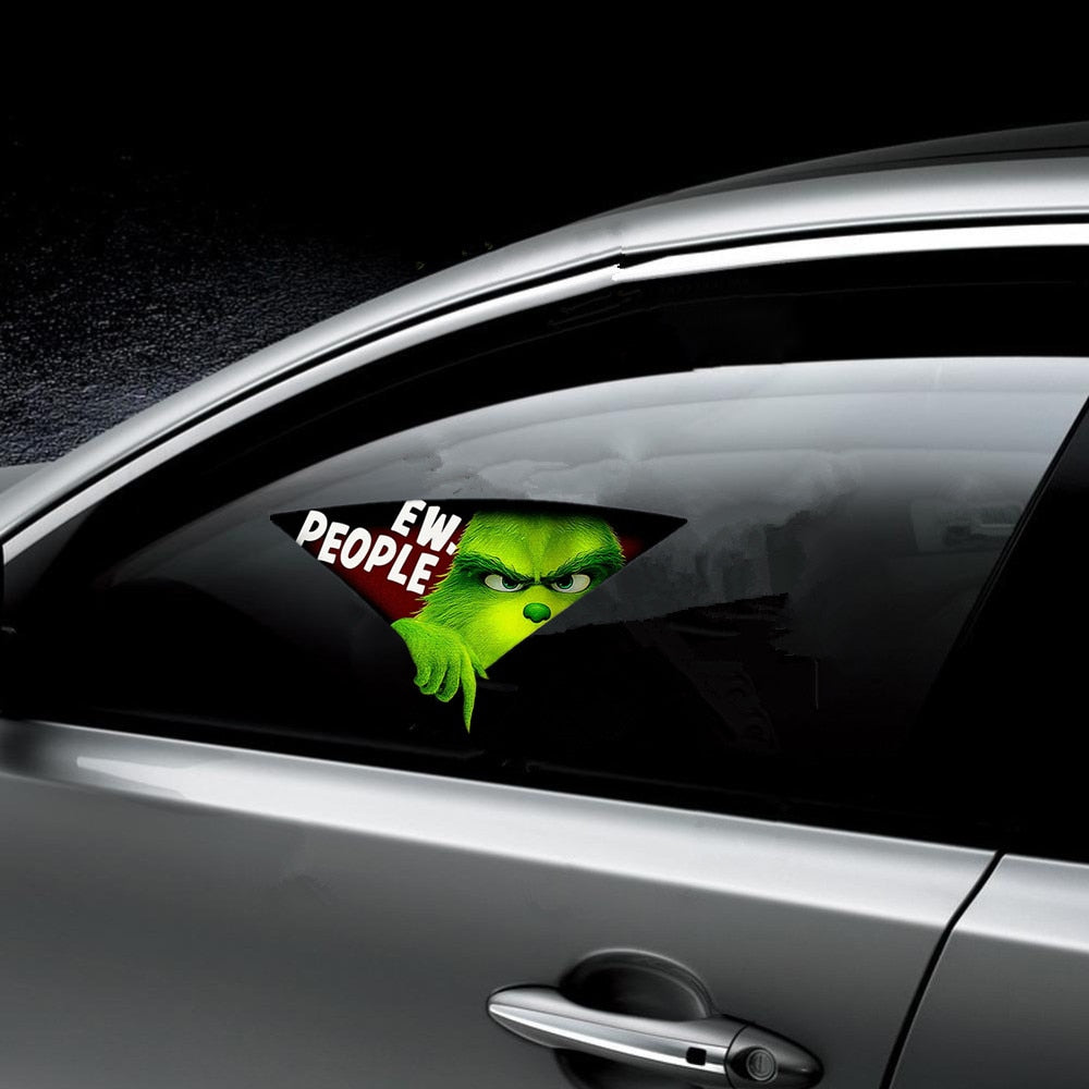 The Grinch 'Ew-People' Car Window Vinyl Sticker