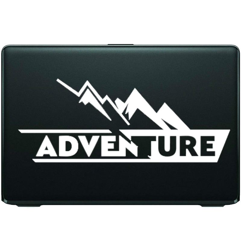 Adventure 'Mountain Peak' Vinyl Car Sticker