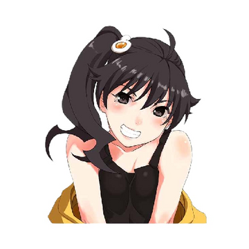 Monogatari Series 'Karen Araragi | Happy' Vinyl Car Sticker