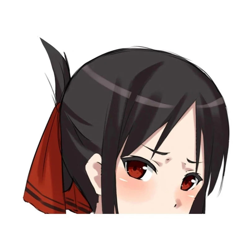Kaguya-sama: Love Is War 'Kaguya Shinomiya | Worried' Vinyl Car Peeker Sticker