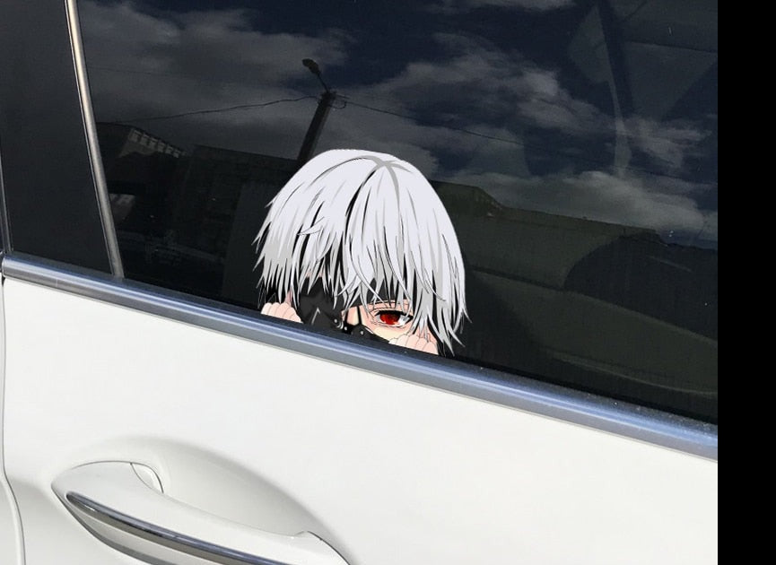 Tokyo Ghoul ' Ken Kaneki | Masked' Vinyl Car Peeker Sticker
