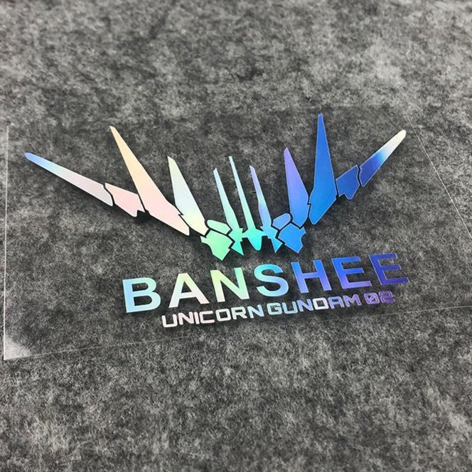 Mobile Suit Gundam 'Banshee Unicorn Gundam 02' Vinyl Car Sticker