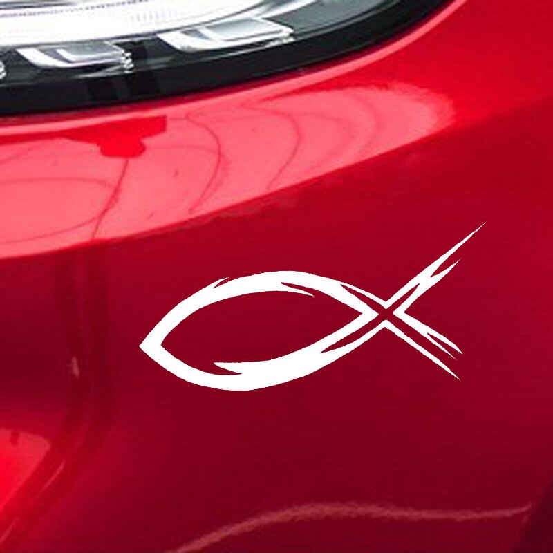 Ichthys Symbol Vinyl Car Sticker